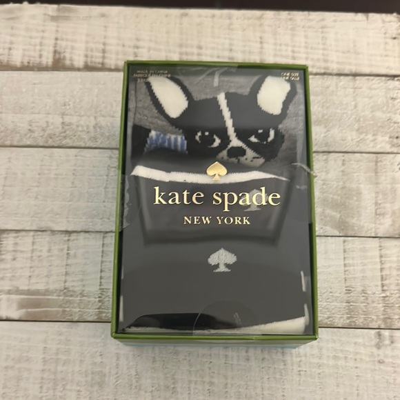 kate spade Accessories - Nwt Kate spade crew boxed socks set dog